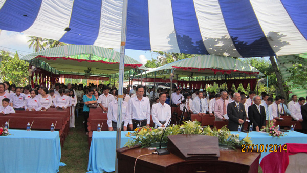 LỄ KHỞI C&Ocirc;NG X&Acirc;Y DỰNG NH&Agrave; THỜ TIN L&Agrave;NH TR&Agrave; &Ocirc;N, VĨNH LONG