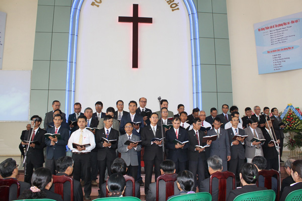 LỄ TẤN PHONG MỤC SƯ TẠI CHI HỘI BU&Ocirc;N MA THUỘT
