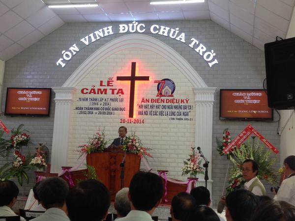 LỄ CẢM TẠ CHÚA KỶ NIỆM 70 NĂM THÀNH LẬP HỘI THÁNH PHƯỚC LỢI.