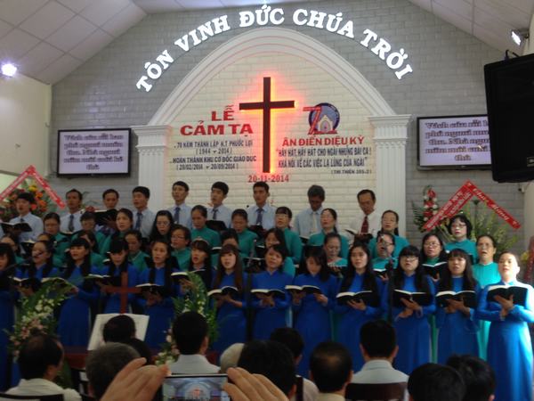 LỄ CẢM TẠ CHÚA KỶ NIỆM 70 NĂM THÀNH LẬP HỘI THÁNH PHƯỚC LỢI.