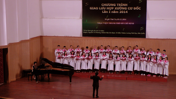 CHƯƠNG TR&Igrave;NH GIAO LƯU HỢP XƯỚNG CƠ ĐỐC LẦN THỨ I NĂM 2014