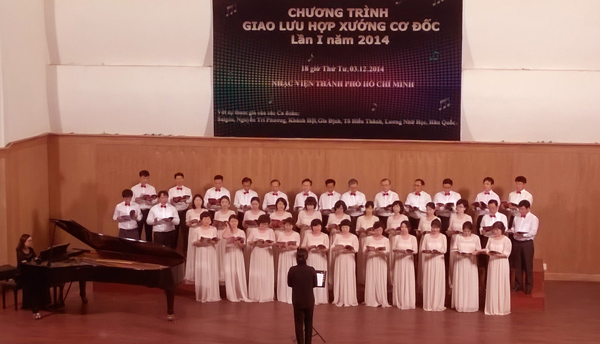 CHƯƠNG TR&Igrave;NH GIAO LƯU HỢP XƯỚNG CƠ ĐỐC LẦN THỨ I NĂM 2014
