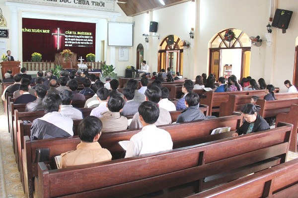 Quang cảnh buổi hiệp nguyện