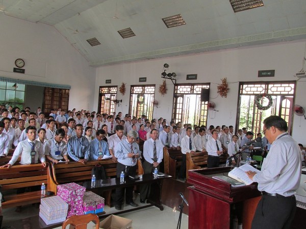 BẾ GIẢNG LỚP TH&Aacute;NH KINH CĂN BẢN KHO&Aacute; II NĂM 3 TẠI KHU VỰC I - ĐẮK LẮK.