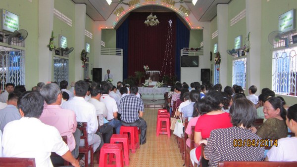 HUẤN LUYỆN TRUYỀN GI&Aacute;O TẠI NH&Agrave; THỜ TIN L&Agrave;NH MỸ LỘC, VĨNH LONG