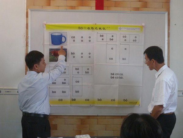 TẬP HUẤN PHƯƠNG PH&Aacute;P DẠY CHỮ TẠI TỈNH S&Oacute;C TRĂNG.