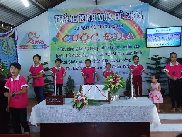 HỘI TH&Aacute;NH HẢI AN: SINH HOẠT V&Agrave; TRUYỀN GIẢNG CHO THIẾU NHI