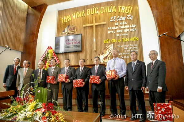 LỄ CẢM TẠ CH&Uacute;A NH&Acirc;N KỶ NIỆM 40 NĂM TH&Agrave;NH LẬP HT PH&Uacute; THỌ H&Ograve;A, TP. HCM