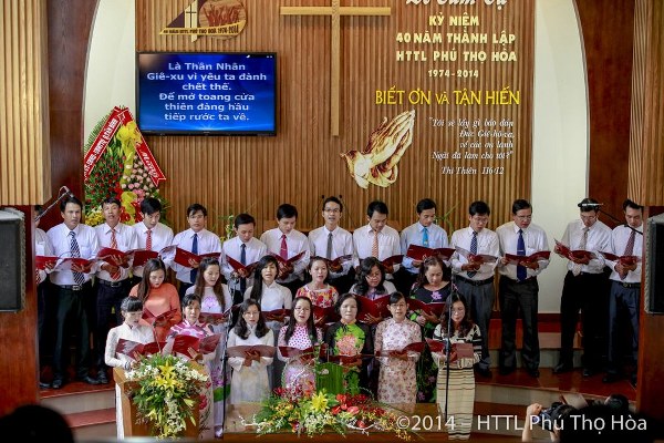  LỄ CẢM TẠ CH&Uacute;A NH&Acirc;N KỶ NIỆM 40 NĂM TH&Agrave;NH LẬP HT PH&Uacute; THỌ H&Ograve;A, TP. HCM