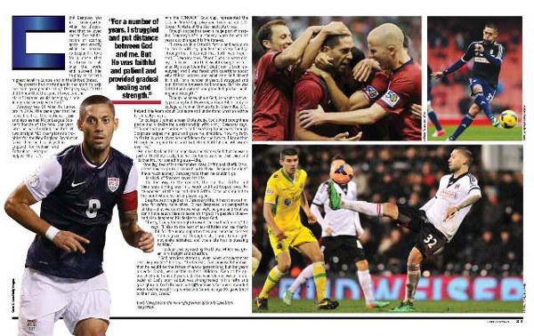Clint Dempsey Tạ Ơn Ch&uacute;a V&igrave; Hết Thảy Mọi Điều