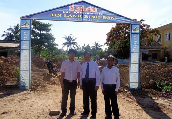 L&Ecirc;̃ KHỞI C&Ocirc;NG X&Acirc;Y DỰNG NHÀ THỜ TIN L&Agrave;NH TP. QUẢNG NGÃI.