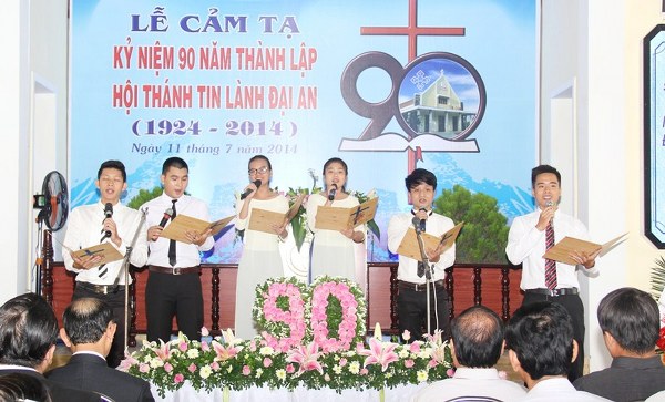 90 NĂM HỘI TH&Aacute;NH TIN L&Agrave;NH ĐẠI AN