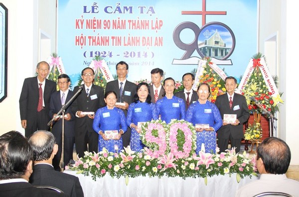 90 NĂM HỘI TH&Aacute;NH TIN L&Agrave;NH ĐẠI AN