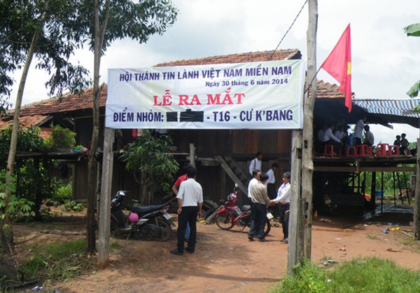 LỄ RA MẮT ĐIỂM NHÓM TIN LÀNH NGƯỜI DAO, HUYỆN EA SUP, TỈNH ĐĂK LĂK