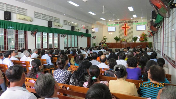 LỄ CUNG HIẾN NH&Agrave; THỜ TIN L&Agrave;NH MỸ PH&Uacute;C &ndash; TỈNH TIỀN GIANG
