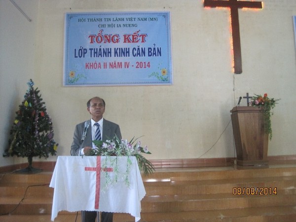 LỄ BẾ GIẢNG V&Agrave; TỔNG KẾT TH&Aacute;NH KINH CĂN BẢN ĐỢT II TỈNH GIA LAI