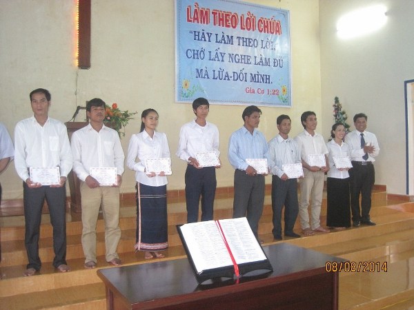 LỄ BẾ GIẢNG V&Agrave; TỔNG KẾT TH&Aacute;NH KINH CĂN BẢN ĐỢT II TỈNH GIA LAI