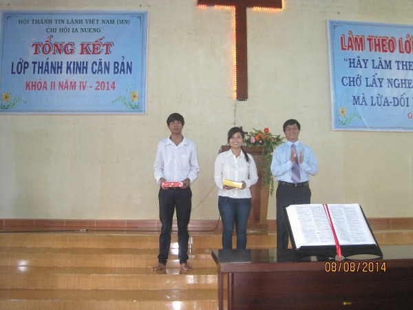 LỄ BẾ GIẢNG V&Agrave; TỔNG KẾT TH&Aacute;NH KINH CĂN BẢN ĐỢT II TỈNH GIA LAI