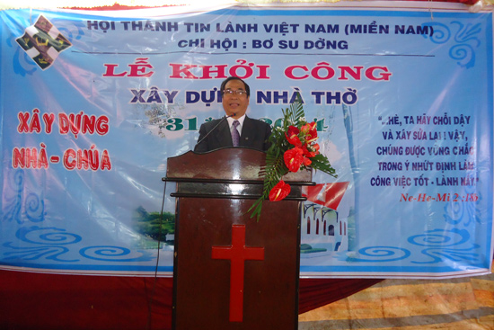 LỄ KHỞI C&Ocirc;NG X&Acirc;Y DỰNG NH&Agrave; THỜ TIN L&Agrave;NH BƠSUDƠNG - L&Acirc;M ĐỒNG