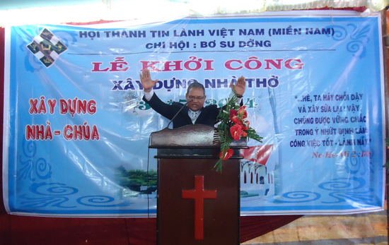 LỄ KHỞI C&Ocirc;NG X&Acirc;Y DỰNG NH&Agrave; THỜ TIN L&Agrave;NH BƠSUDƠNG - L&Acirc;M ĐỒNG