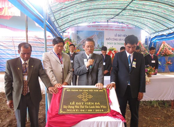 LỄ KHỞI C&Ocirc;NG X&Acirc;Y DỰNG NH&Agrave; THỜ TIN L&Agrave;NH ĐĂK N&rsquo;S&Ecirc;