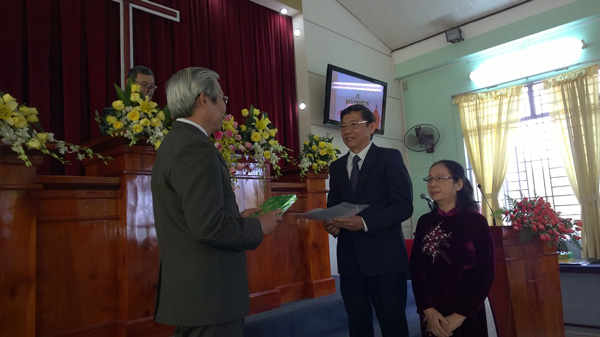 TP. HCM: LỄ CÔNG NHẬN CHI HỘI BẾN DƯỢC & BỔ NHIỆM QN MSNC VÕ MINH SƠN