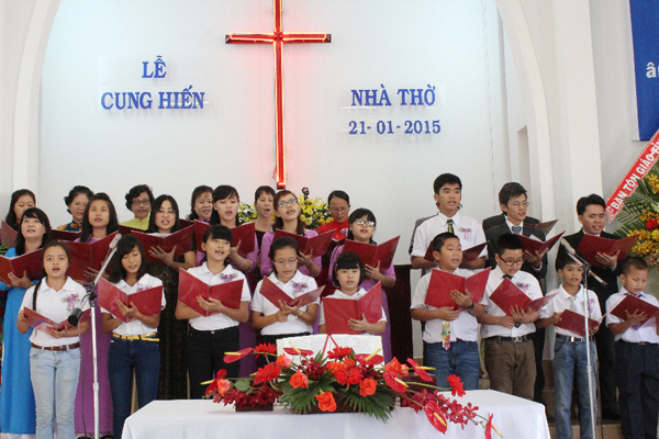 LỄ CUNG HIẾN NH&Agrave; THỜ TIN L&Agrave;NH BỬU H&Ograve;A &ndash; TỈNH ĐỒNG NAI