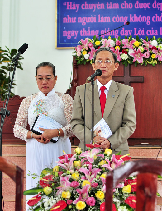 LỄ BỔ NHIỆM QUẢN NHIỆM HỘI TH&Aacute;NH TIN L&Agrave;NH C&Agrave; MAU.