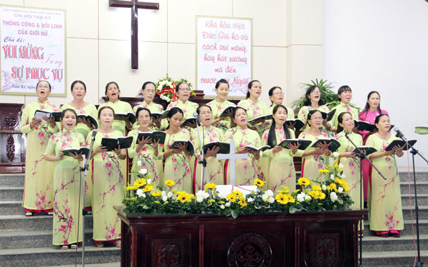 TH&Ocirc;NG C&Ocirc;NG V&Agrave; BỒI LINH GIỚI NỮ TẠI NH&Agrave; THỜ TIN L&Agrave;NH TAM KỲ