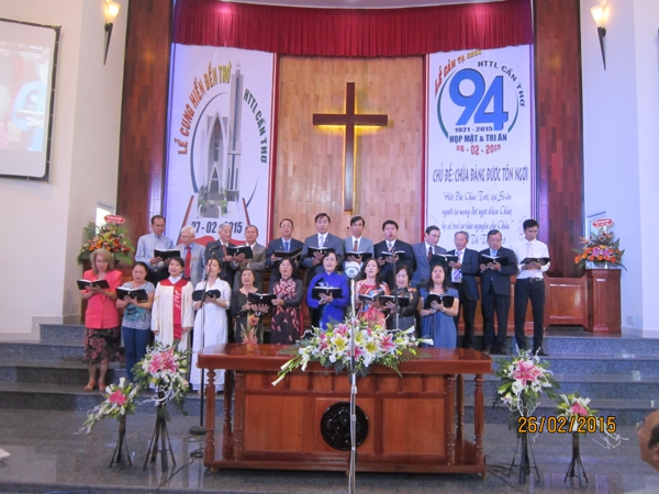 LỄ CẢM TẠ CH&Uacute;A, NH&Acirc;N KỶ NIỆM 94 NĂM TH&Agrave;NH LẬP HTTL CẦN THƠ.