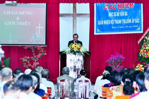 LỄ BỔ NHIỆM QUẢN NHIỆM HỘI TH&Aacute;NH TIN L&Agrave;NH ẤP BẮC &ndash; TIỀN GIANG
