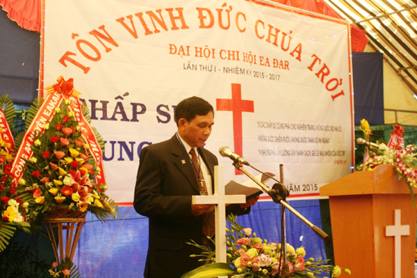 TỈNH ĐĂK LĂK: LỄ CÔNG BỐ QUYẾT ĐỊNH THÀNH LẬP CHI HỘI TIN LÀNH ÊA ĐAR