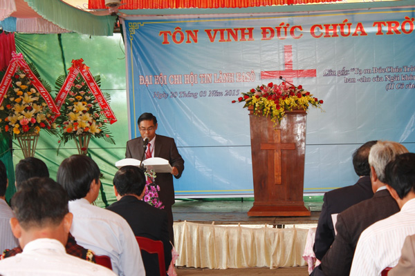 LỄ CÔNG BỐ QUYẾT ĐỊNH THÀNH LẬP CHI HỘI TIN LÀNH EA SÔ - TỈNH ĐĂK LĂK