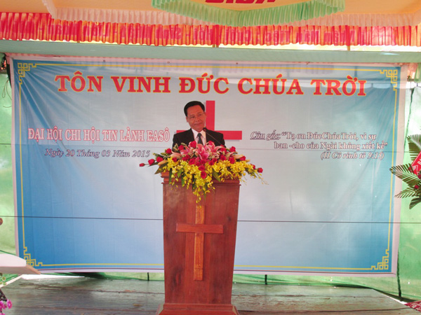 LỄ CÔNG BỐ QUYẾT ĐỊNH THÀNH LẬP CHI HỘI TIN LÀNH EA SÔ - TỈNH ĐĂK LĂK