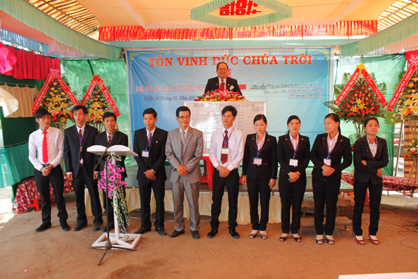 LỄ CÔNG BỐ QUYẾT ĐỊNH THÀNH LẬP CHI HỘI TIN LÀNH EA SÔ - TỈNH ĐĂK LĂK