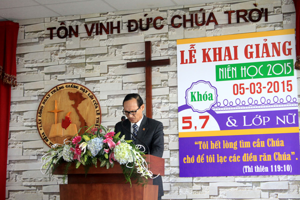 LỄ KHAI GIẢNG NIÊN HỌC 2015 VIỆN THÁNH KINH THẦN HỌC