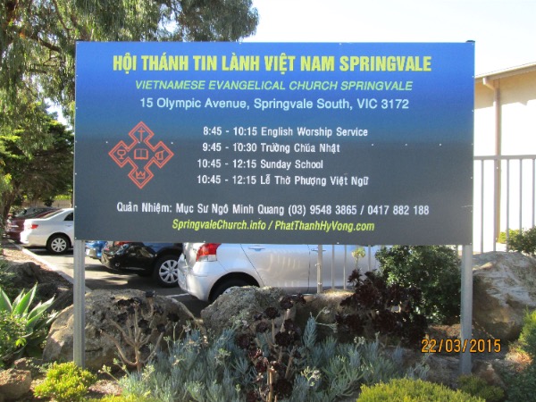 Hội Thánh Springvale Nhóm Lại Thờ Phượng Chúa Trong Phước Hạnh