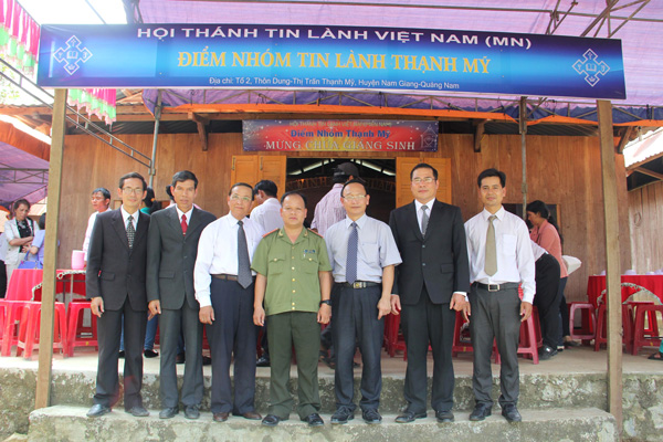 LỄ TẠ ƠN CH&Uacute;A V&Agrave; C&Ocirc;NG BỐ ĐIỂM NH&Oacute;M TIN L&Agrave;NH THẠNH MỸ - TỈNH QUẢNG NAM