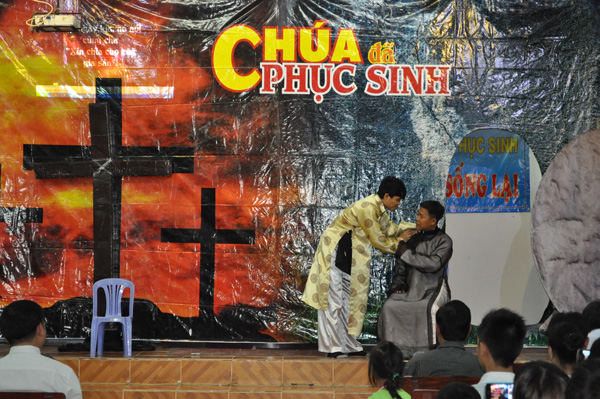 TRUYỀN GIẢNG CHO THÂN HỮU TẠI HT TÂN THẠNH ĐÔNG - CỦ CHI