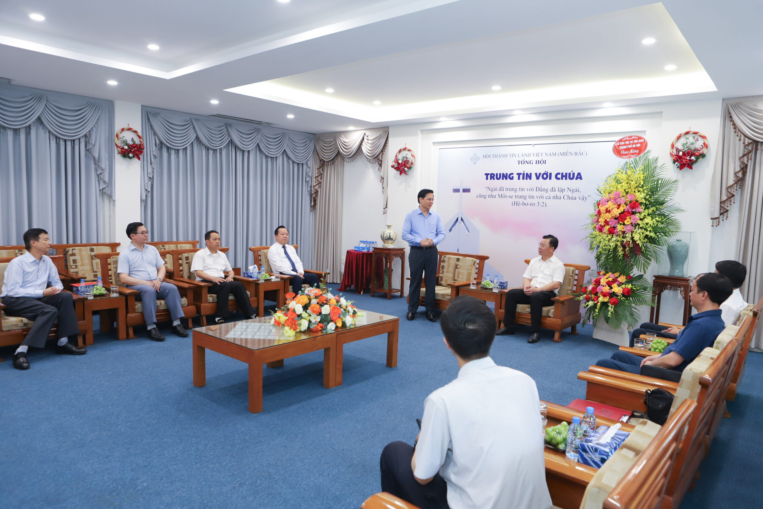 Sở Dân Tộc Và Tôn Giáo Thành Phố Hà Nội Chúc Mừng Tân Ban Trị Sự Tổng Hội Nhiệm Kỳ 37