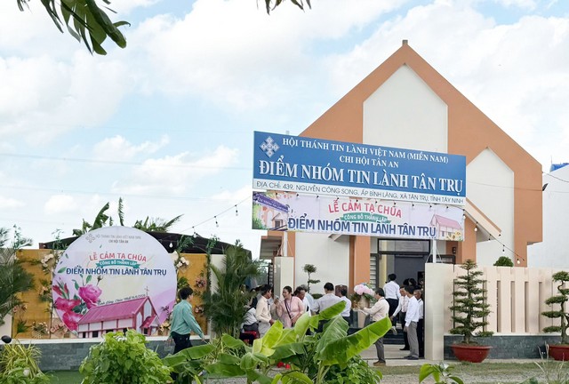 Tây Ninh: Thành lập Điểm Nhóm Tin Lành Tân Trụ
