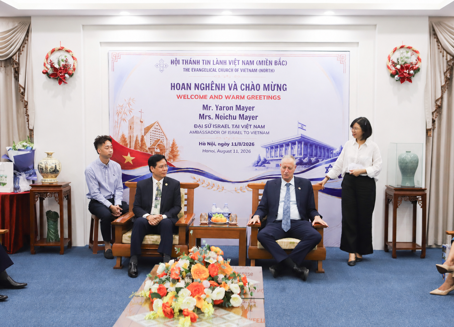 TỔNG HỘI TIẾP ĐÓN ÔNG BÀ ĐẠI SỨ ISRAEL