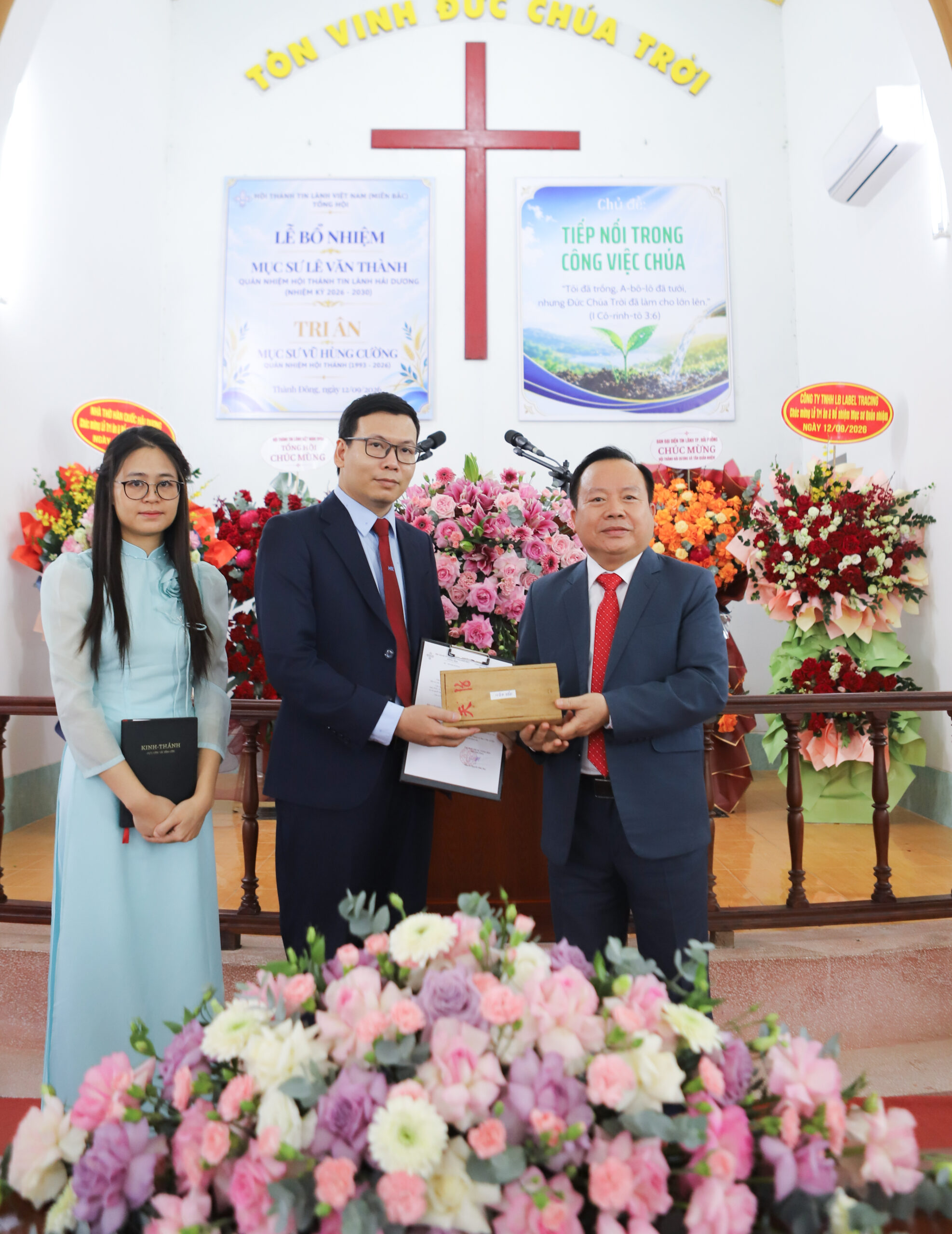 HỘI THÁNH TIN LÀNH HẢI DƯƠNG: BỔ NHIỆM MỤC SƯ LÊ VĂN THÀNH, NHIỆM KỲ 2026–2030